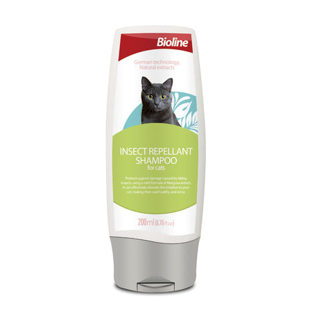 Shampoo voor katten - Insectwerende -  Bevat margosa-extract - 200 mL SpirePets