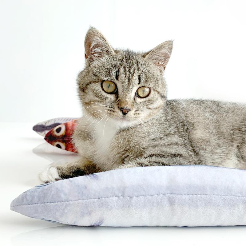 Kattenspeelgoed - Vis - Katten Speeltje Vis - Gevuld met kattenkruid - 30 cm