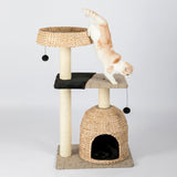 Kattenboom - Krabpaal - Kattenhuis - Kattenmand - Kattenspeelgoed - 60x45x104.5cm (LxWxH) SpirePets
