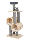 Kattenboom - Krabpaal - 2 slaapplekken - kattenmand - 68x50x165cm (LxWxH) SpirePets