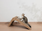 Kattenkrabplank - L-vormig - Verticaal ontwerp - 64*27*37 cm