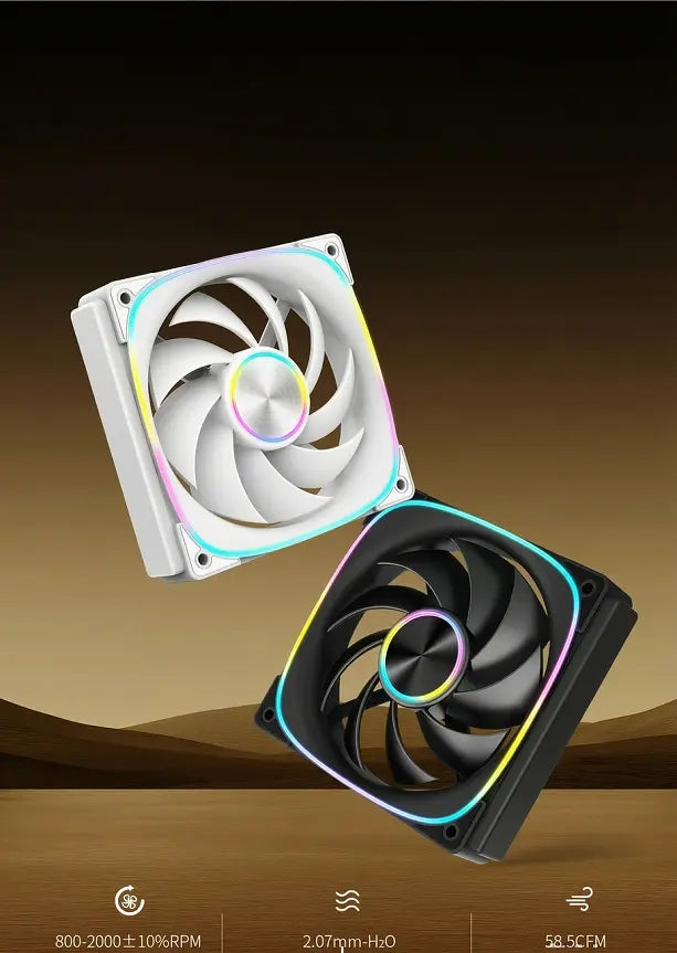 SPIRE S12 ARGB 120mm Case Fan 3-in-1