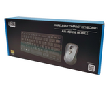 Draadloze Muis met Compact toetsenbord - Air Mouse Mobile en Keyboard - Adesso Adesso