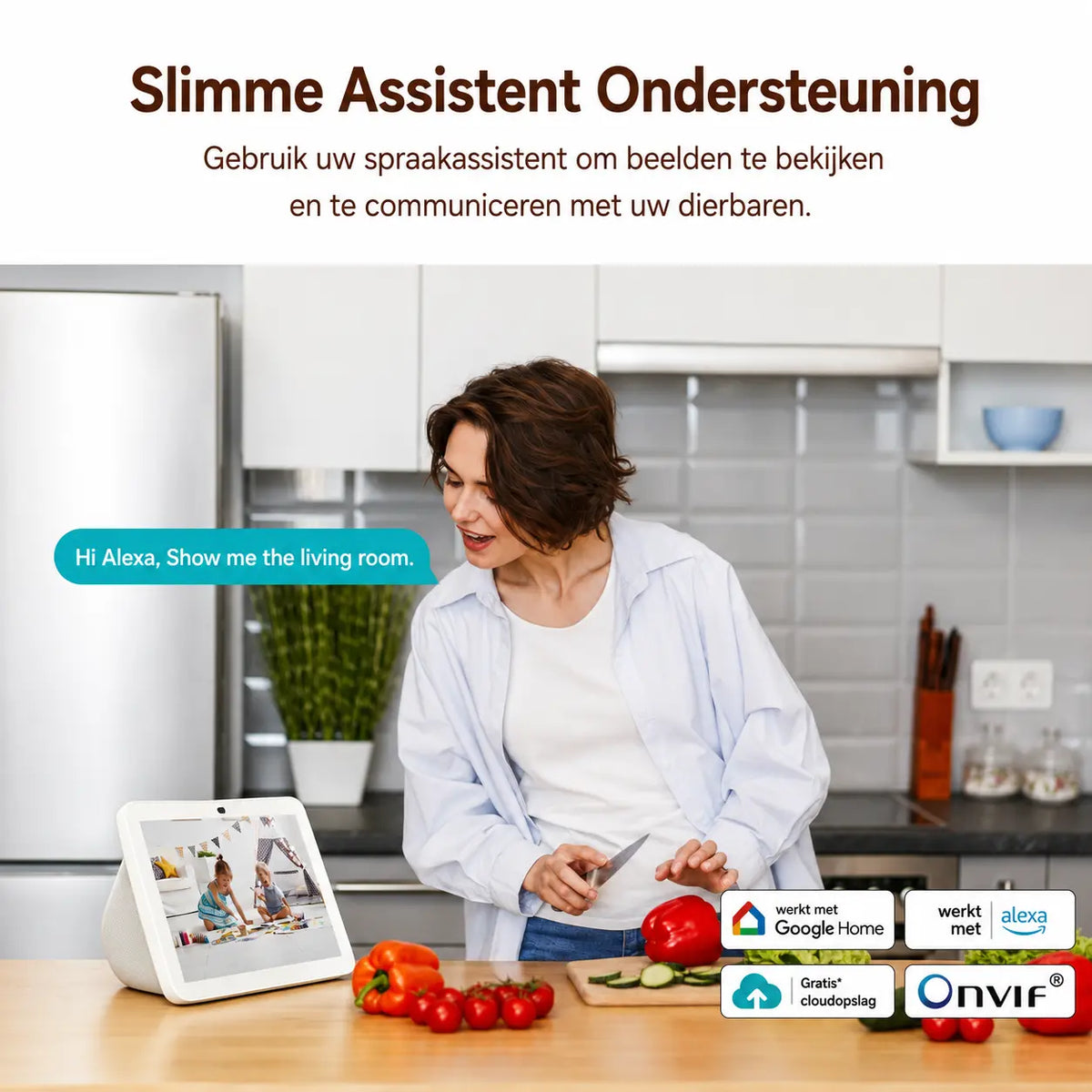 MEARI S1 Smart WiFi Camera 2K met Nachtzicht MEARI