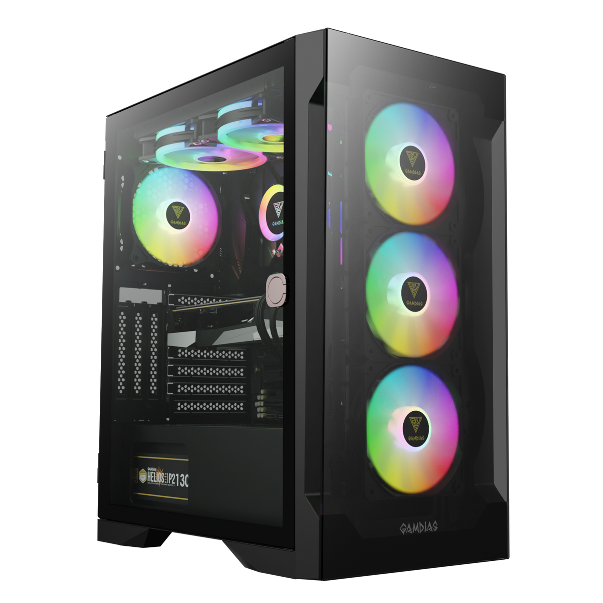 PC-Gehäuse | Schwarz | USB2.0, USB3.0 | 3,5-Zoll-Festplatte * 2, 2,5-Zoll-SSD * 2 | Micro ATX/MINI ATX | VGA-Karte