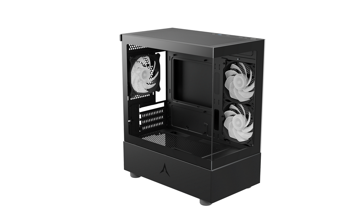 PC-Gehäuse | Schwarz | USB2.0, USB3.0 | 3,5-Zoll-Festplatte * 2, 2,5-Zoll-SSD * 2 | Micro ATX/MINI ATX | VGA-Karte