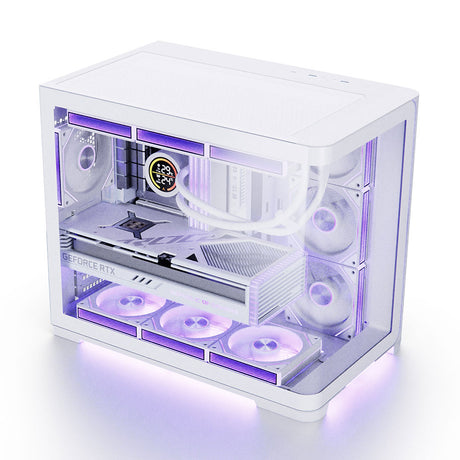 PC-Gehäuse | Schwarz | USB2.0, USB3.0 | 3,5-Zoll-Festplatte * 2, 2,5-Zoll-SSD * 2 | Micro ATX/MINI ATX | VGA-Karte