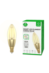 WOOX R5141 Smart E14 Filament Kaarslamp – Slim, stijlvol en energiezuinig Woox