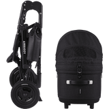 AirBuggy Dome3 Large Black – luxe zwarte hondenbuggy kattenbuggy