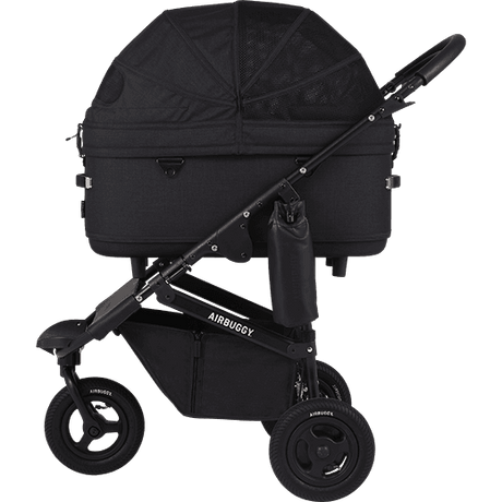 AirBuggy Dome3 Large Black – luxe zwarte hondenbuggy kattenbuggy