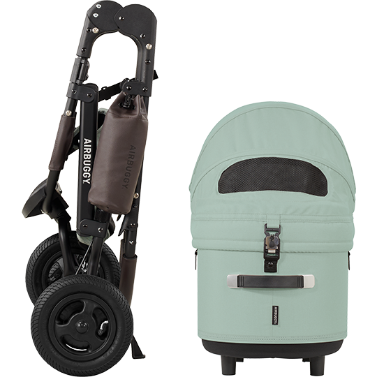 AirBuggy Dome 3 Large – Grass Green – luxe hondenbuggy kattenbuggy SpirePets