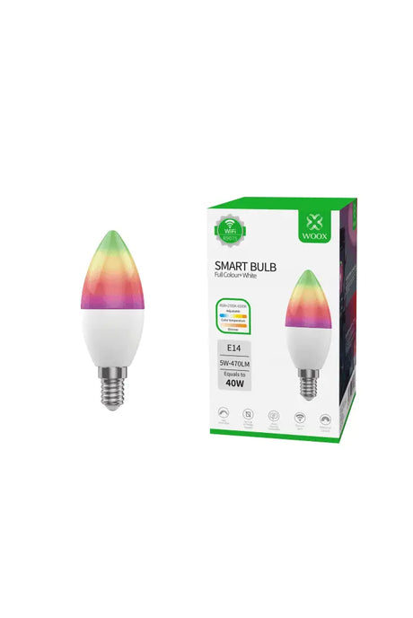 WOOX R9075 Smart E14 LED RGBW Lamp