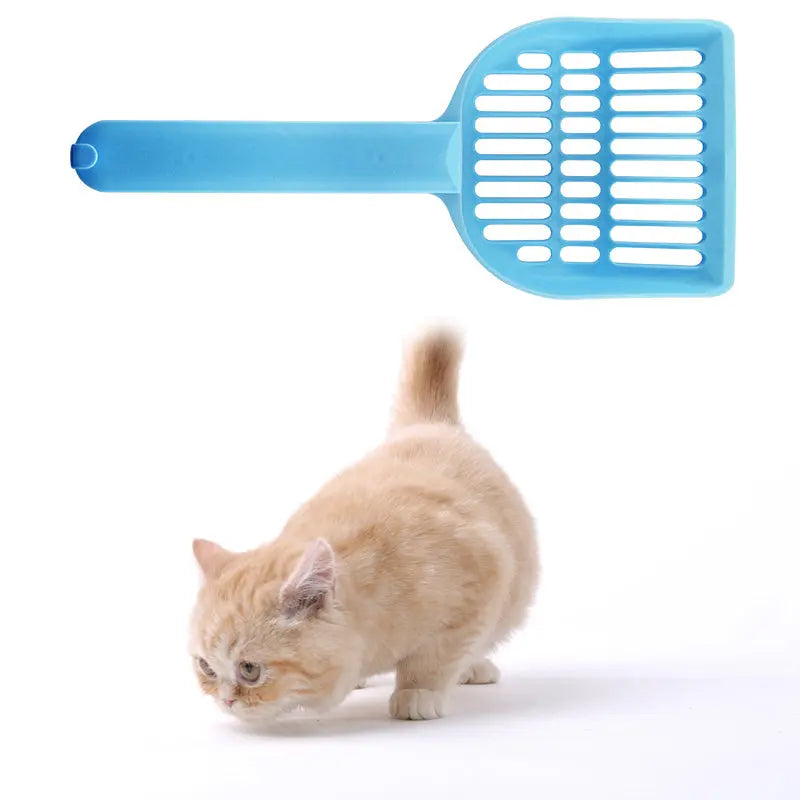 Kattenbakschep - Blauw - Schep Voor Kattenbak - Extra Stevig