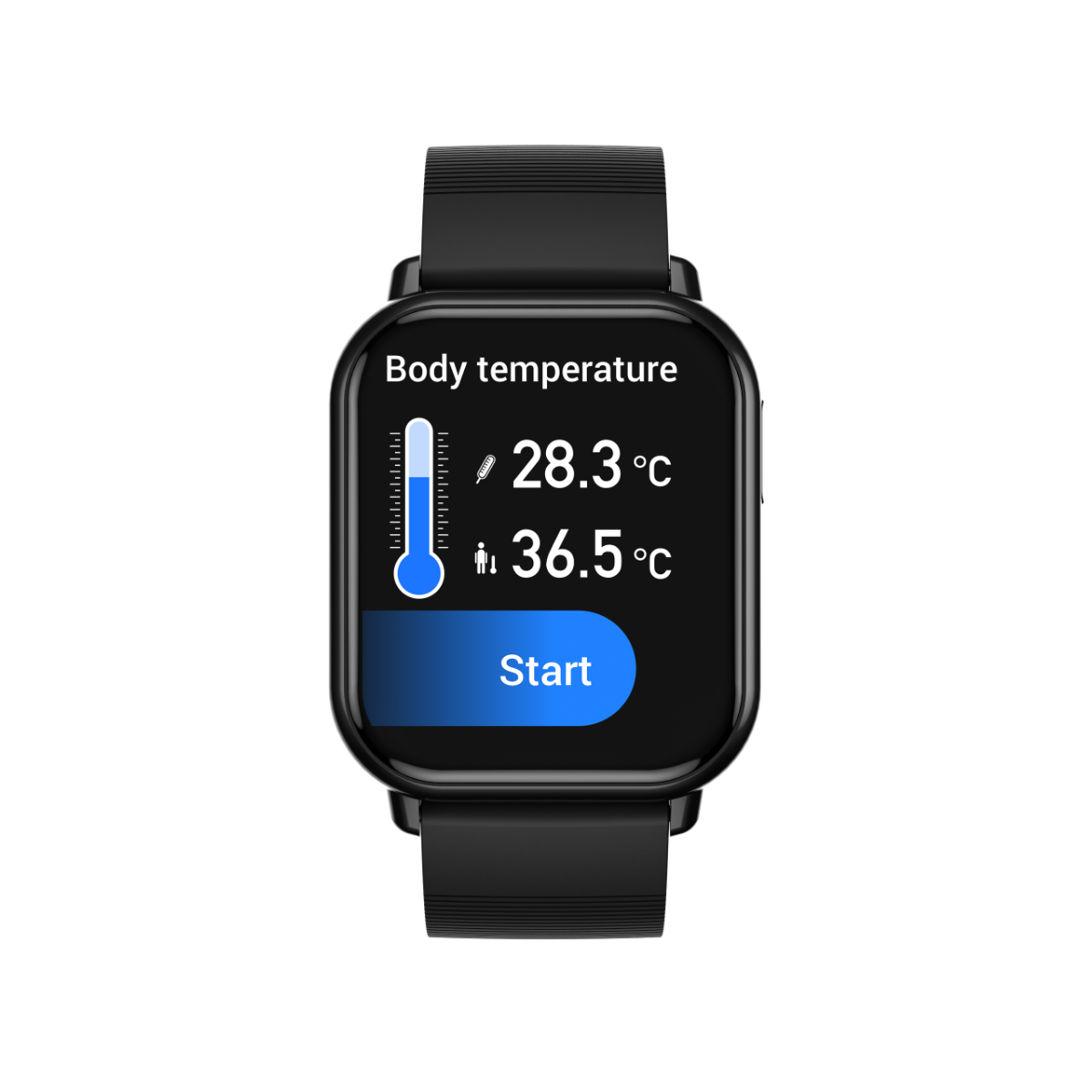 SW33plus Smartwatch | IP67 Water Resistant | Wireless Charging | Sports Watch | Black | Heart rate sensor