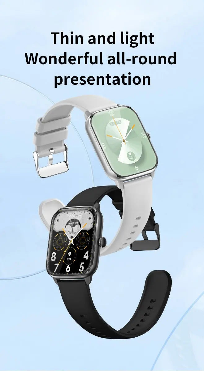 FBW65 Smartwatch | IP67 Waterbestendig | Draadloos opladen | Sporthorloge |  Roze | Stappenteller | Hartslagmeter