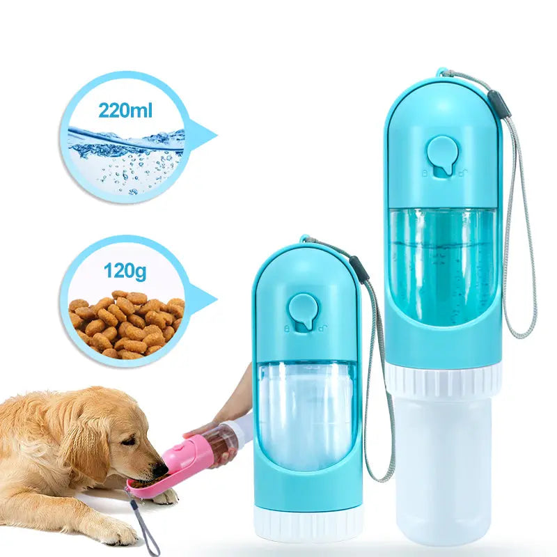 Voedsel en Waterfles voor Huisdieren - Blauw SPIRE-PETS