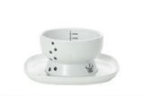 DC-0750 food bowl tray (single) dish for food-drink dish - 19.5 x 19.5 x 2 cm