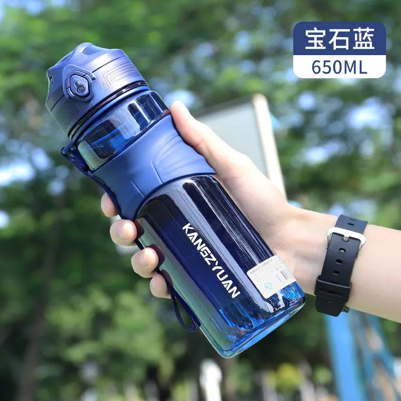 Magic Color Supreme - Water Bottle - Drinking Bottle 650 ml - BPA Free - Outdoor Sport Fitness Hiking - Water Bottle - Grape Red