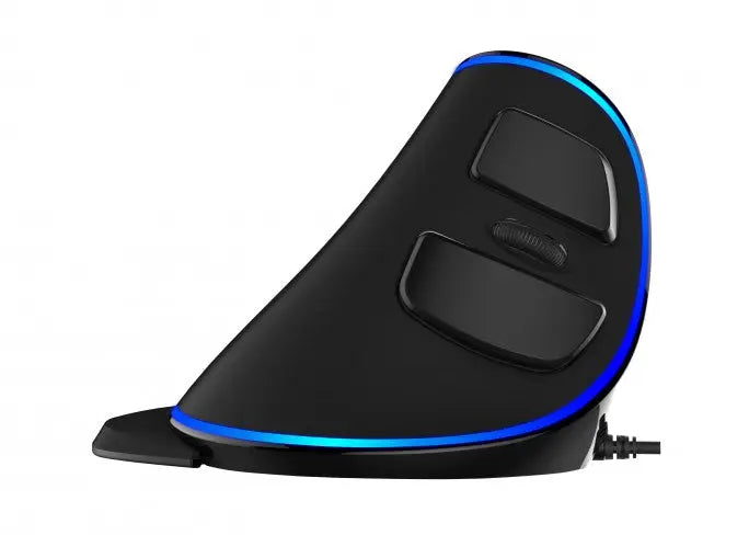Delux grip mouse plus - rechtshandige ergonomische muis - verticale muis met kabel