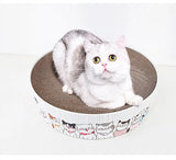 Krabmand Krabmat voor katten | Kattenmeubel | Krabmeubel |  41,3 cm x 10 cm  | Rond | Karton Coolgods