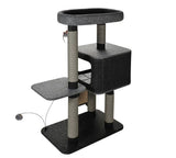 Scratching post cats - dark gray - 58 x 40 x 110 cm - scratching furniture - large scratching post - cat furniture