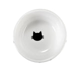 4145A cat dish - nice dish for cat or cat - with cat print - 75*63*55mm (LxWxH)