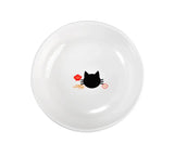 Voerbak kat of poes - kattenschaaltje - 10,5 x 9 x 6,5 cm - voerbakje katten - kattenvoerbak - porselein schaaltje - Vaatwasser geschikt