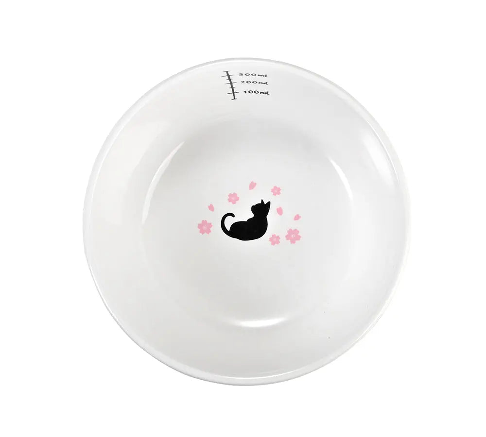 4097B Ceramic bowl for cats, dogs, rabbits or guinea pigs. Dimensions: 140*140*75mm (LxWxH)
