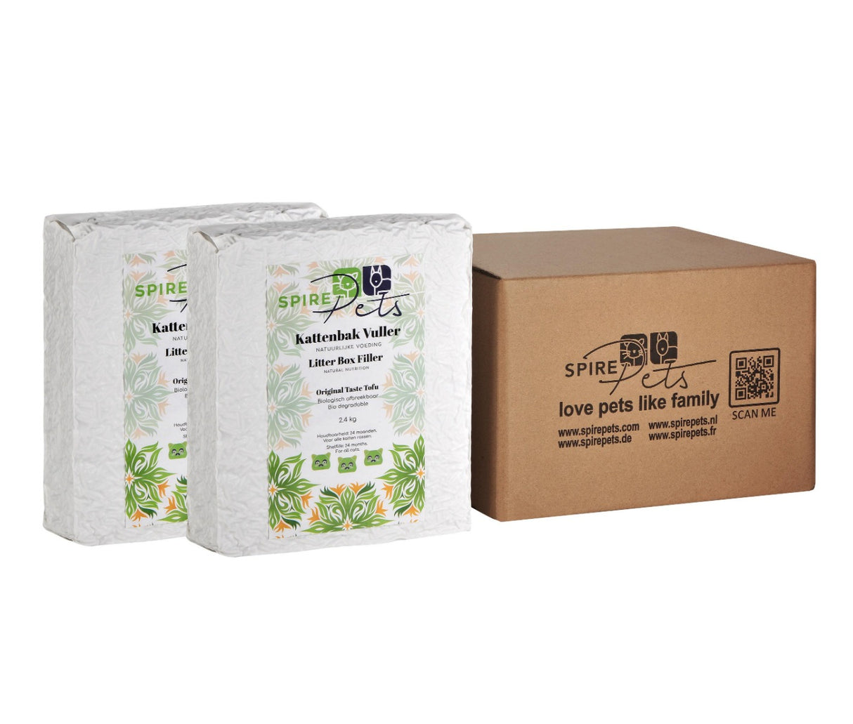Tofu Kattenbakvulling | Milieuvriendelijk | Biologisch afbreekbaar | Veilig & Geur verdrijvend | 12 Liter - 4.8 KG